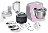  Кухонные комбайны Bosch MUM 5 MUM58K20, 1000 Вт, розовый/серый